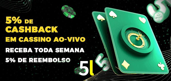 Promoções do cassino ao Vivo 5l